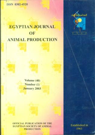 Egyptian Journal of Animal Production